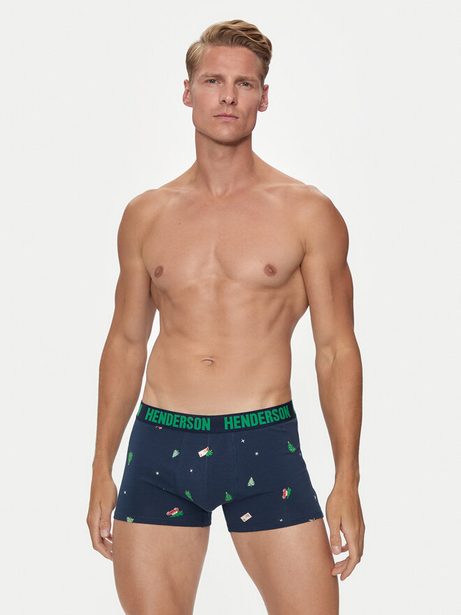 Henderson Henderson 2er-Set Boxershorts Jury 42251 Blau