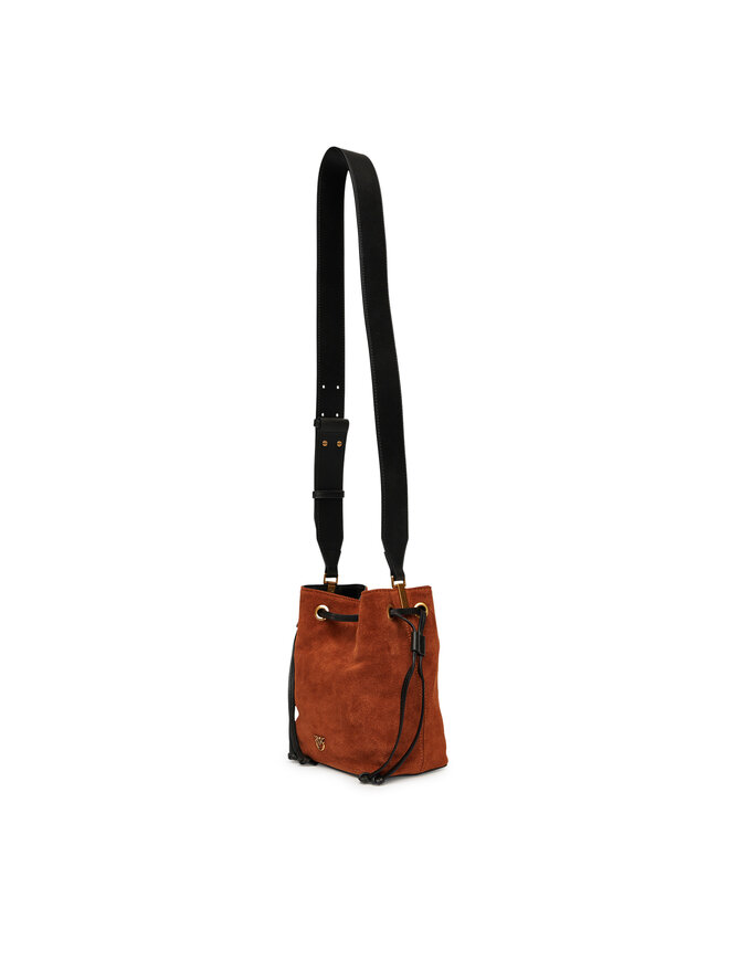 PINKO Kabelka PINKO Secchiello Mini PE 25 PLTT 104303 A2CC Hnědá