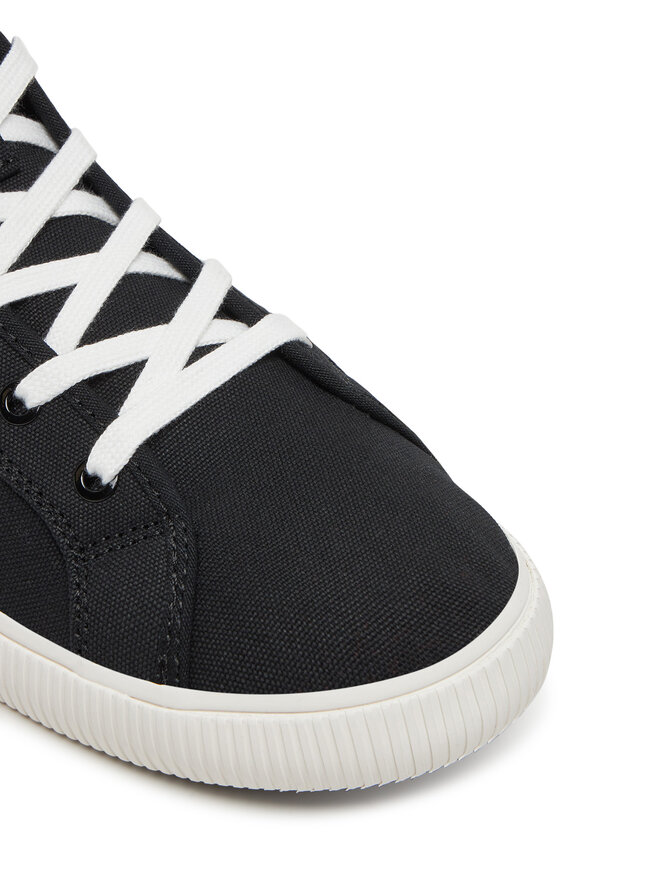 Calvin Klein Jeans Sneakersy Calvin Klein Jeans Ess Vulc Mid Mg Canvas YM0YM01210 Czarny