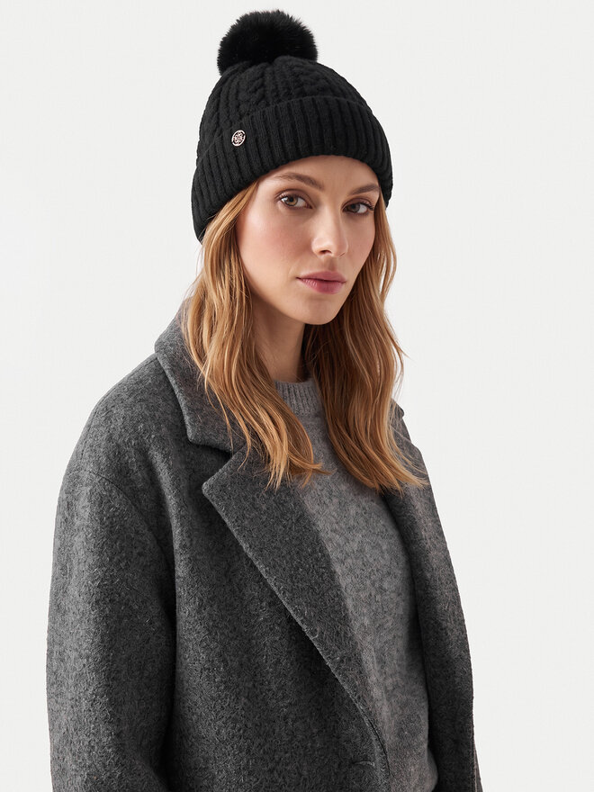 Nine West Шапкa Nine West CEO-NW-W3-002-AW26 Чорний