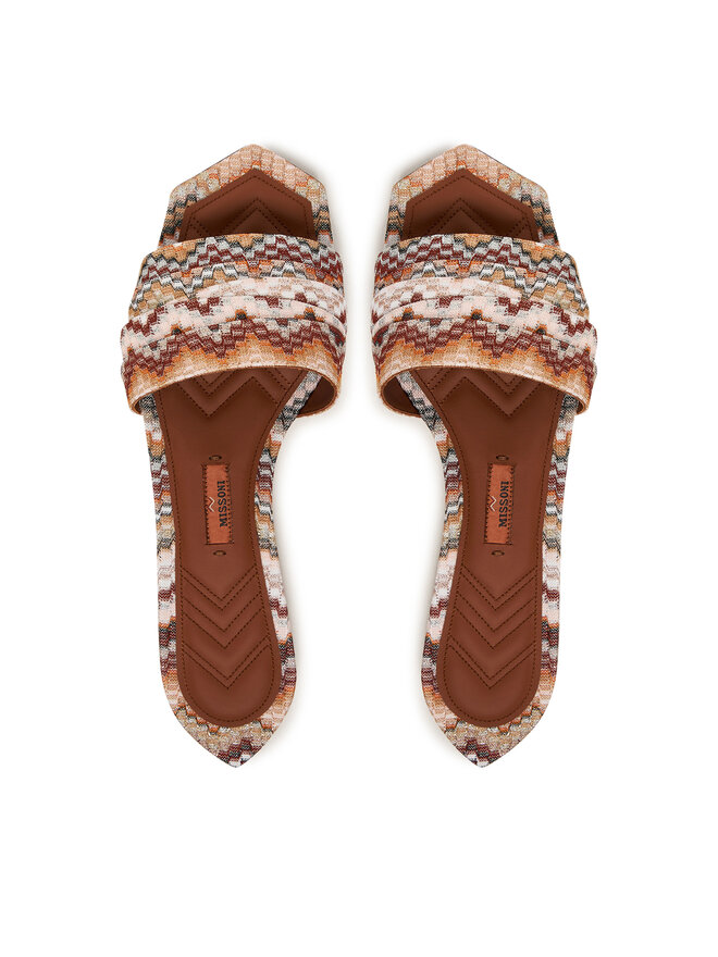 M Missoni Pantoletten M Missoni Gia MWF032_064 Bunt
