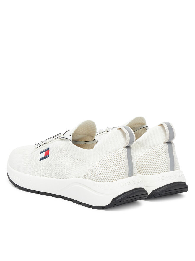 Tommy Jeans Sneakers Tommy Jeans Tjm Runner Knitted EM0EM01580 Écru