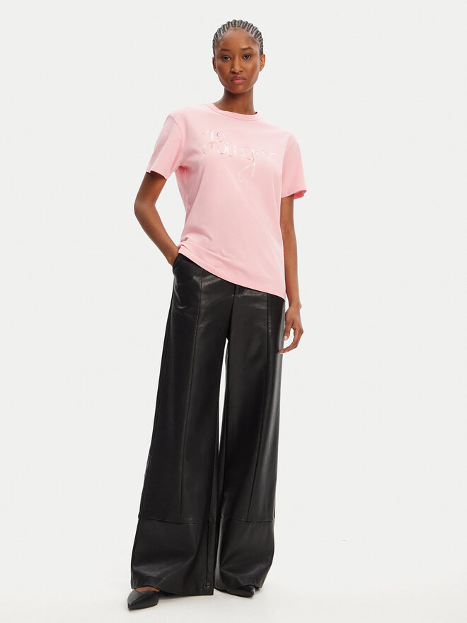 HUGO HUGO Camiseta Damacia_5 50544868 Rosa Regular Fit