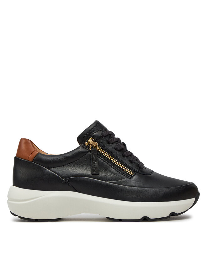 Sneakersy Clarks Tivoli Zip 26176648 Czarny eobuwie .pl