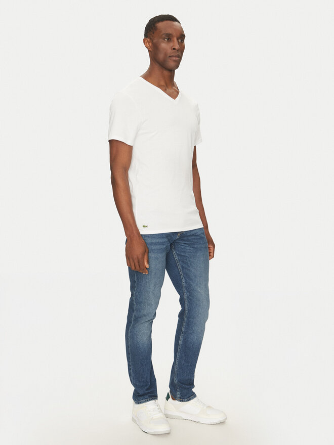 Lacoste Lacoste Σετ 3 T-Shirts TH9008 Λευκό Slim Fit