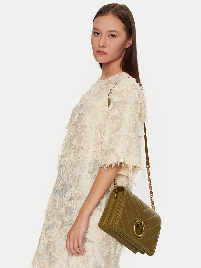 PINKO Τσάντα PINKO Lowe Click Classic 100063 A136 Πράσινο