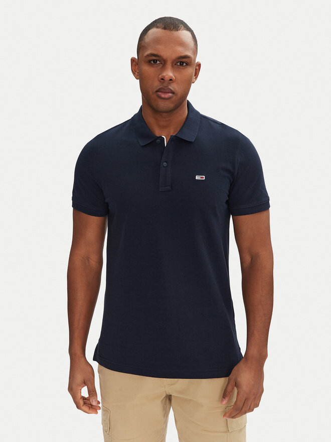 Tommy Jeans Tommy Jeans Поло DM0DM20676 Cиній Slim Fit