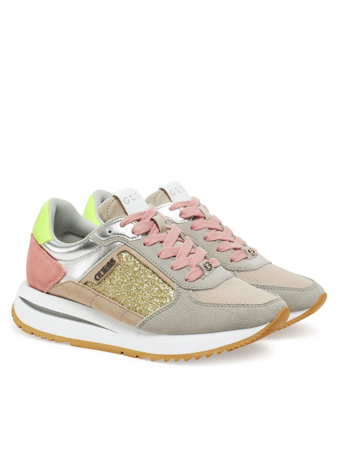 Guess Sneakersy Guess FLPE2G LEM12 Růžová