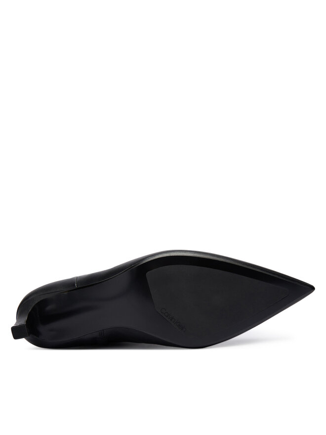 Calvin Klein Cizme Calvin Klein Ess Kitten Heel Long Boots HW0HW02690 Negru