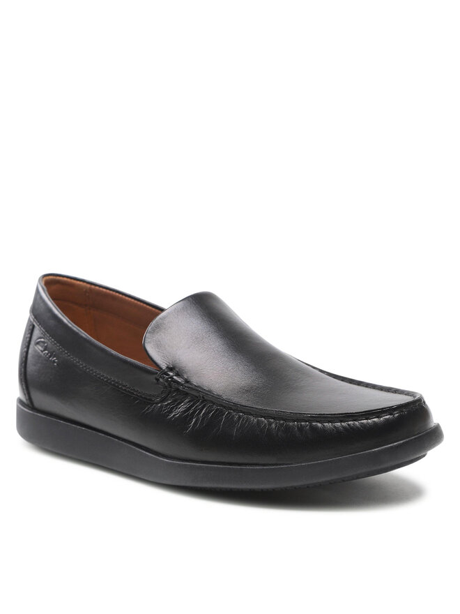 Clarks Mokasini Clarks Ferius Creek 261596287 Črna
