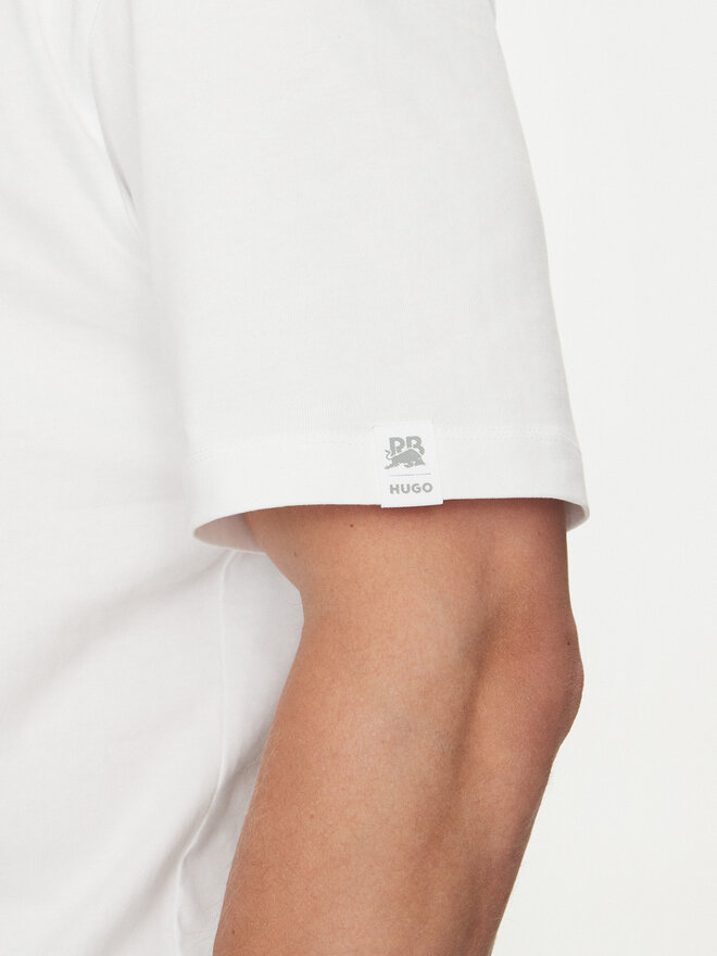 HUGO HUGO Camiseta Deckies_RB 50542766 Blanco Regular Fit