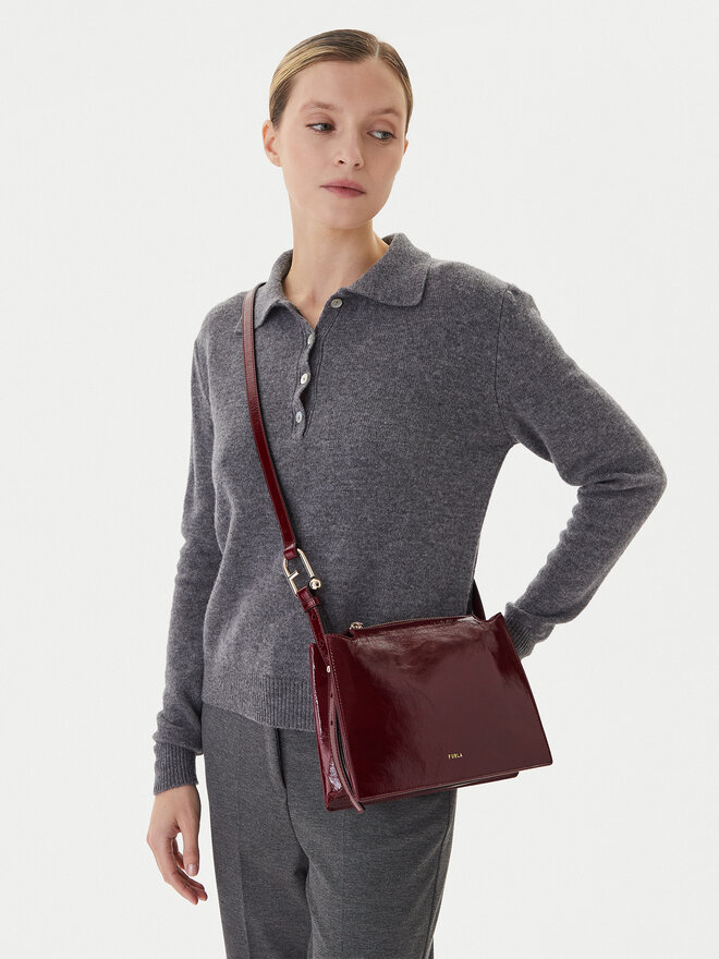 Furla Bolso Furla Nuvola S WB01275 BX4100 CN 0053S Guinda/burdeos