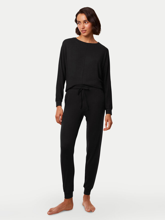 Triumph Triumph Pizsama nadrág Cozy Comfort 10216531 Fekete Regular Fit