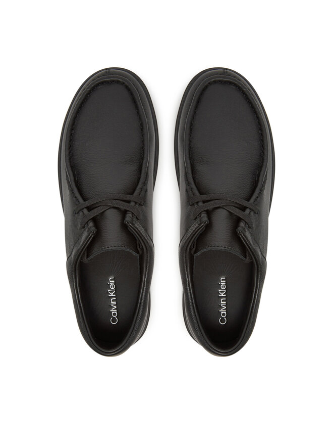 Calvin Klein Обувки Calvin Klein Hybrid Apron Lace Up Lth HM0HM01893 Черен