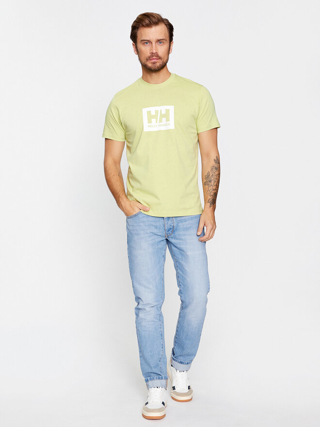 Helly Hansen Helly Hansen Marškinėliai Box 53285 Žalia Regular Fit