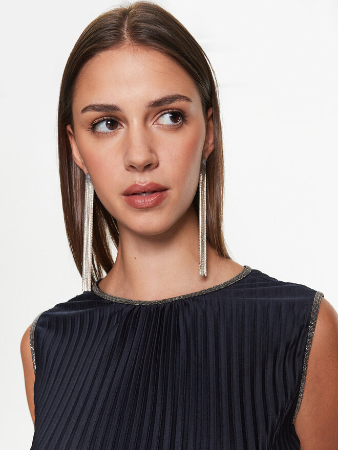Fabiana Filippi Fabiana Filippi Топ TPD273W305 Cиній Regular Fit