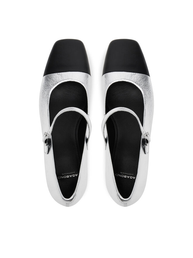 Vagabond Shoemakers Półbuty Vagabond Shoemakers Debbi 5918-019-96 Srebrny