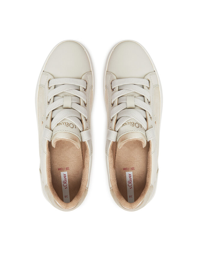 s.Oliver 5 5 23624 39, Scarpe da Ginnastica Donna, Grigio Chiaro, 36 EU