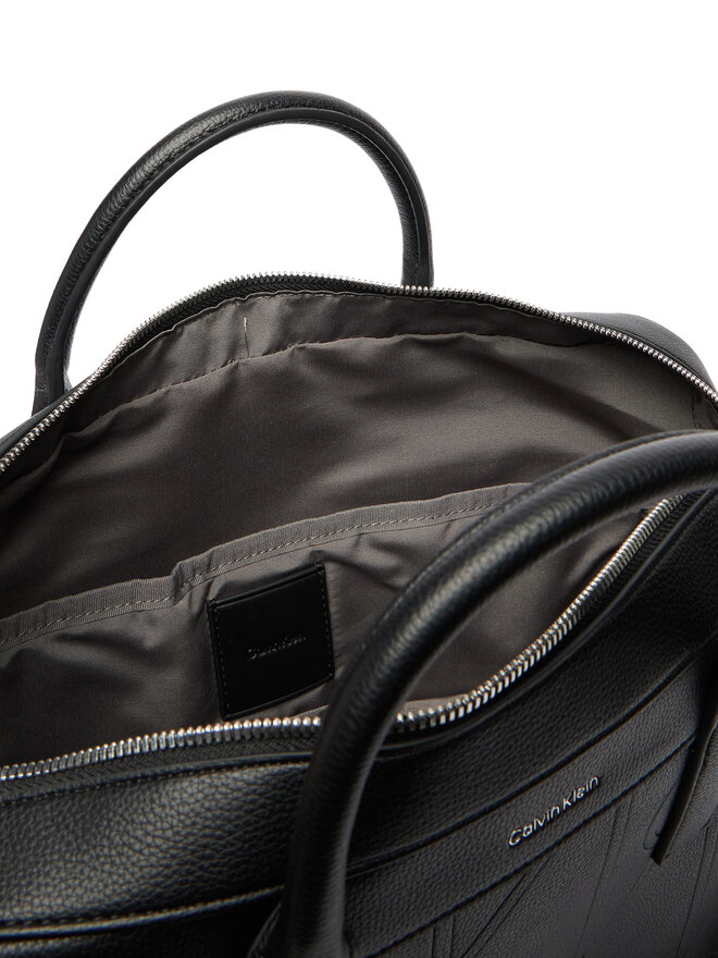 Calvin Klein Laptoptasche Calvin Klein Emblem Aop Emboss Commuter LV04D3329G Schwarz