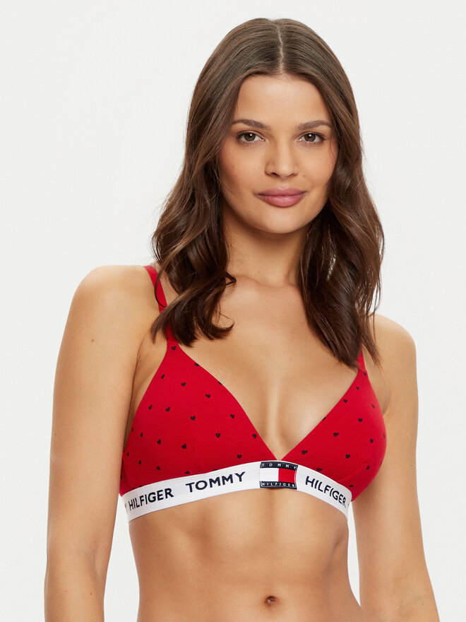 Tommy Hilfiger Tommy Hilfiger Bralette melltartó UW0UW05657 Piros