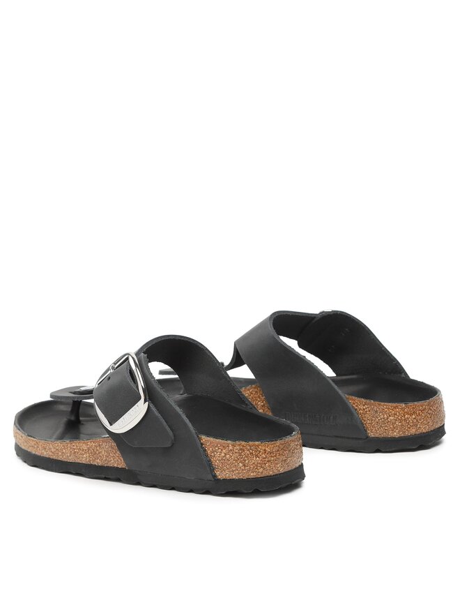 Birkenstock Čības uz pirksta Birkenstock Gizeh Big Buckle 1023337 Melns