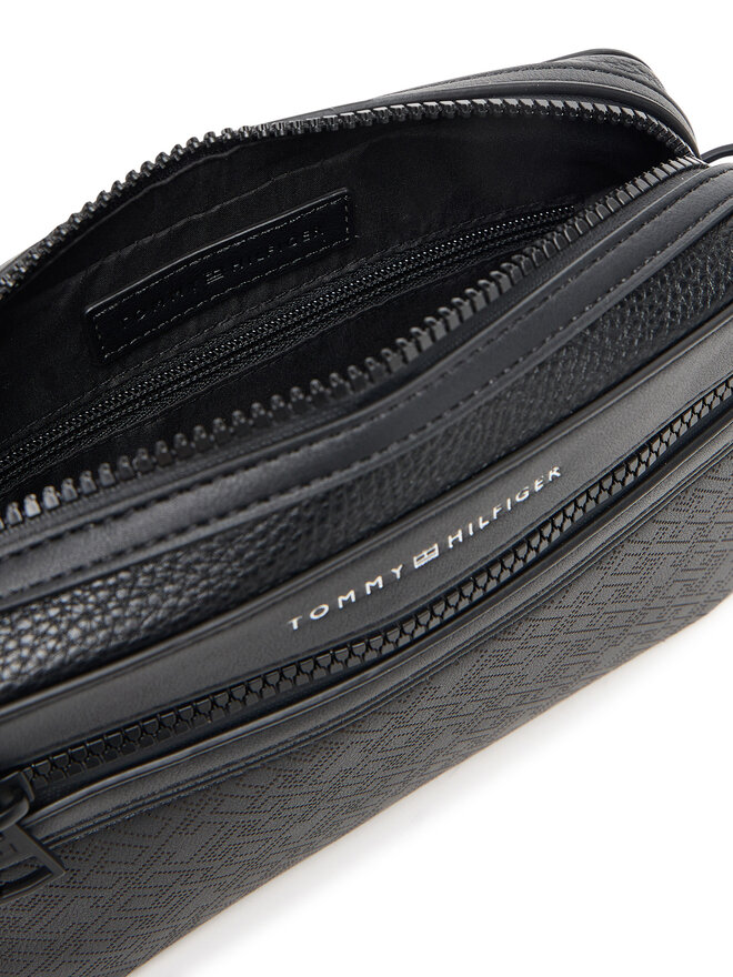 Tommy Hilfiger Τσαντάκι Tommy Hilfiger Th Monogram Ew Reporter AM0AM13837 Μαύρο