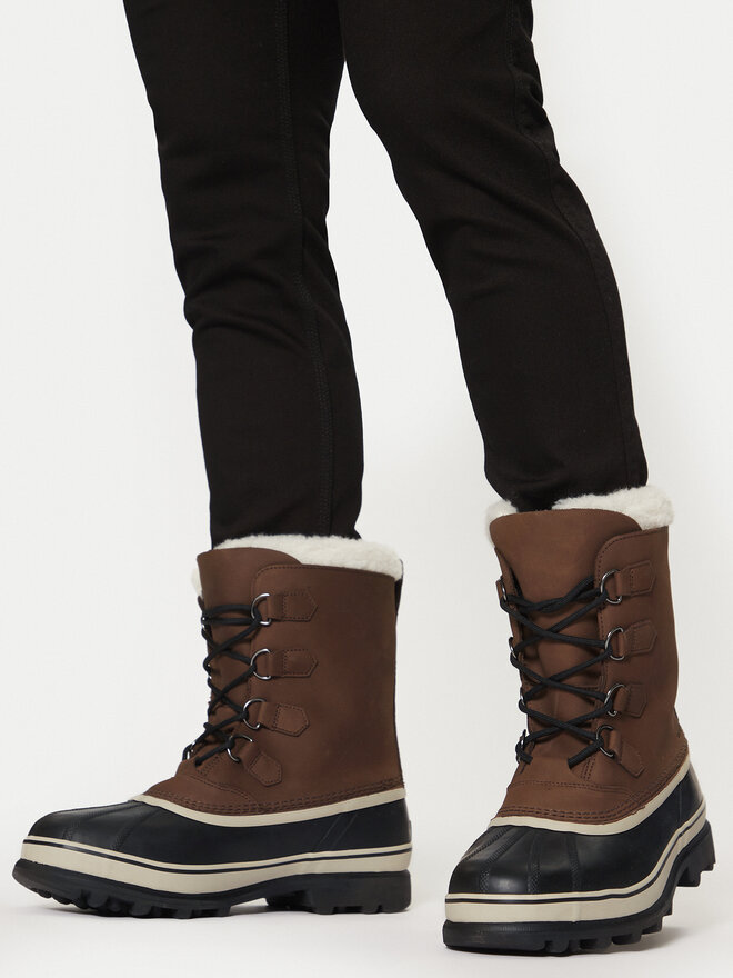 Śniegowce Sorel Caribou NM1000 Brązowy | eobuwie.com.pl