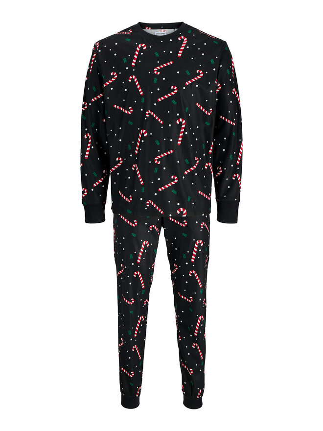 Jack & Jones Jack & Jones Піжама Tristan 12285375 Чорний Loose Fit
