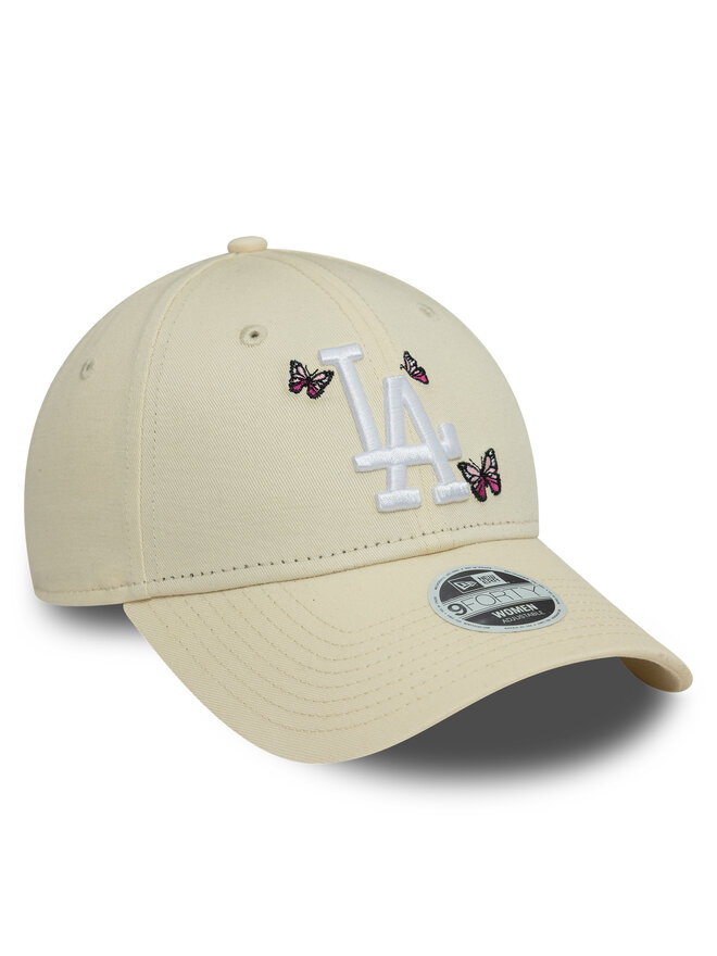 New Era Czapka z daszkiem New Era LA Dodgers Icon 9FORTY 60595342 Beżowy
