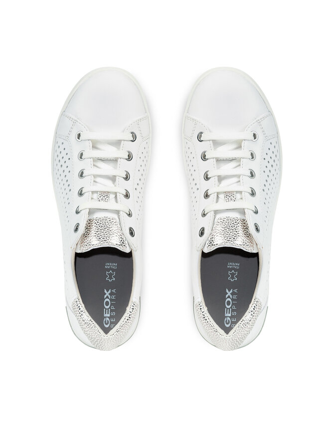 Geox Sneakers Geox D Jaysen D151BB 085CF C1Z1N Weiß