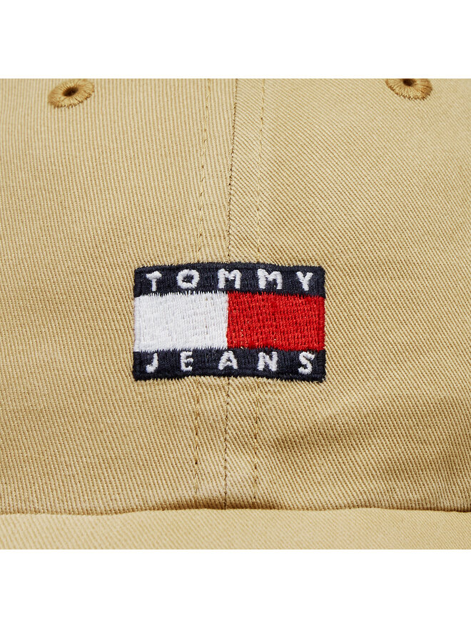 Tommy Jeans Czapka z daszkiem Tommy Jeans Tjm Heritage Cap AM0AM12020 Beżowy