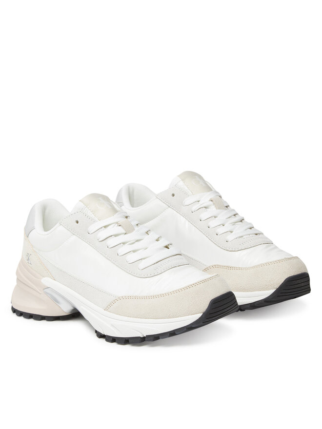 Calvin Klein Jeans Sneakersy Calvin Klein Jeans Hike Runner Mg Nylon Perl YW0YW01963 Biały