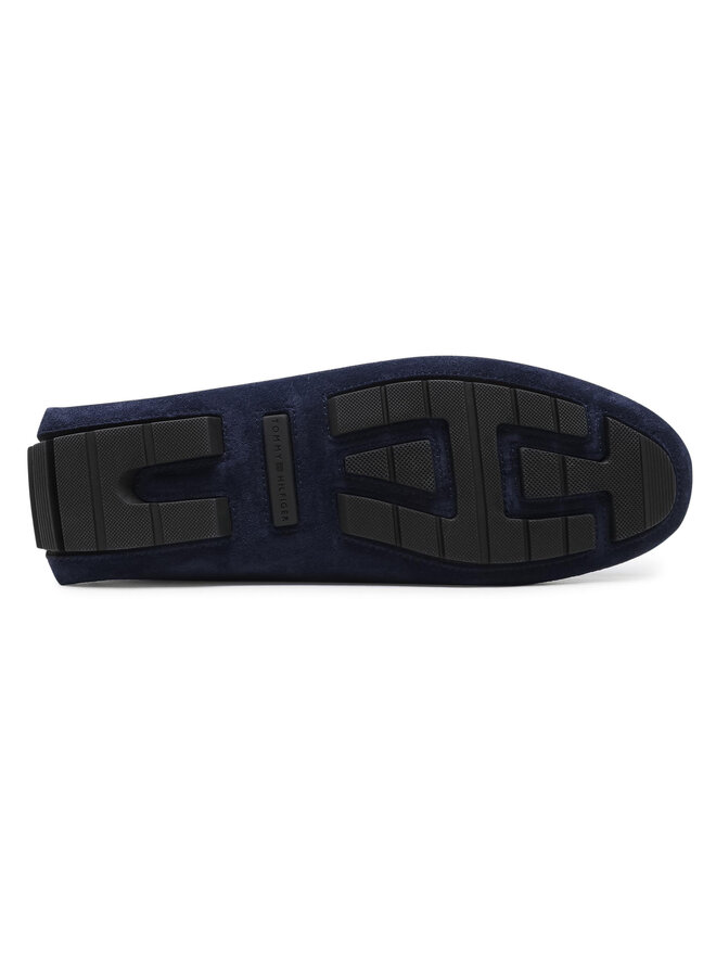 Tommy Hilfiger Mokassins Tommy Hilfiger Iconic Rwb Suede Driver FM0FM03482 Dunkelblau