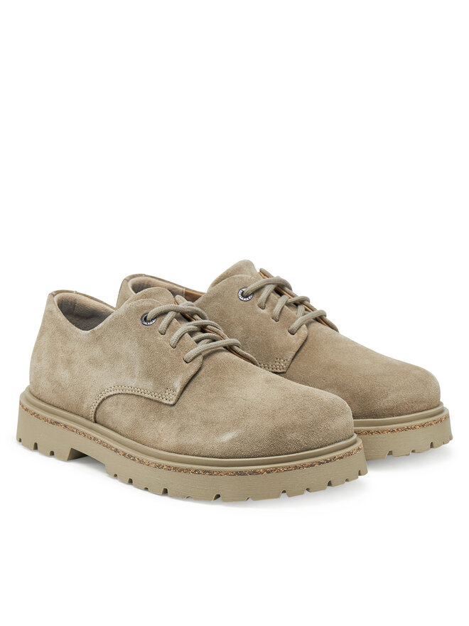 Birkenstock Półbuty Birkenstock Highwood Lace Low 1029730 Beżowy