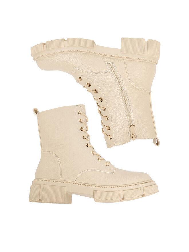 DeeZee Botines planos DeeZee HX21056-58A Beis