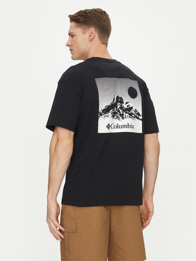 Columbia Columbia T-Shirt Butte™ 2071701 Μαύρο Relaxed Fit