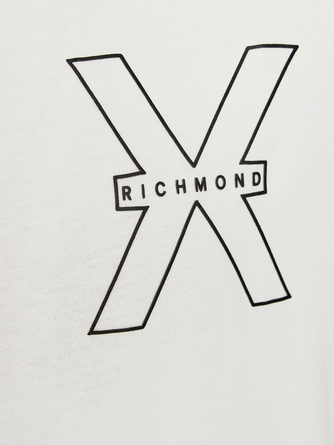 Richmond X Richmond X Camiseta Rached UMP24031TS Blanco Regular Fit