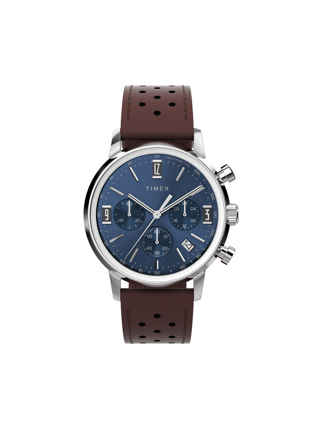 Timex Годинник Timex Marlin Chronograph TW2W10200 Коричневий
