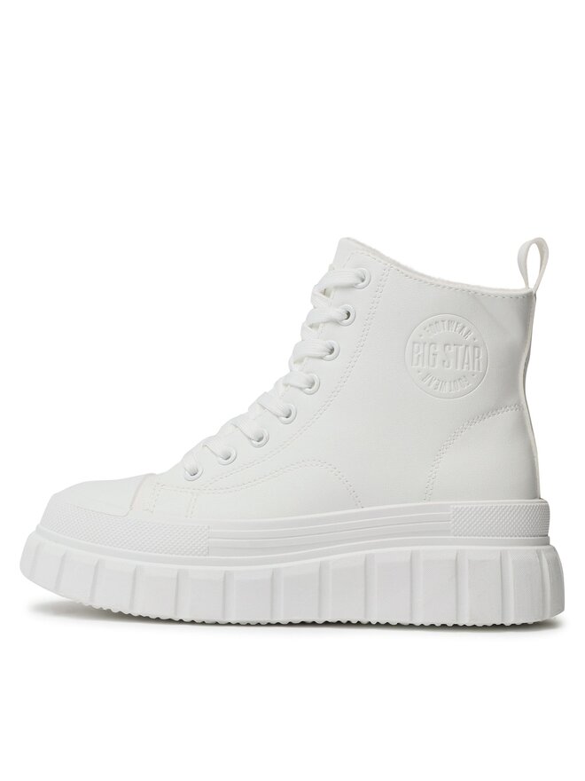Big Star Shoes Μποτάκια Big Star Shoes MM374100 Λευκό
