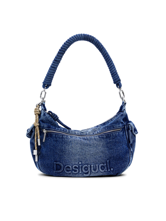 Desigual Torebka Desigual Half Logo Astana 25SAXD28 Niebieski