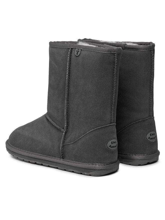 EMU Australia Μπότες Χιονιού EMU Australia Wallaby Lo Teens T10102 Γκρι