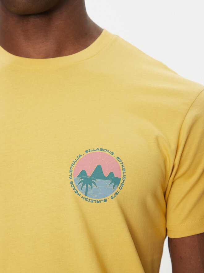 Billabong Billabong Camiseta Brightness Ss EBYZT00306 Amarillo Regular Fit
