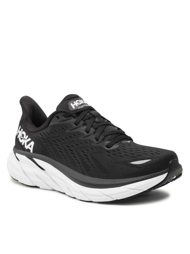 Hoka Взуття для бігу Hoka W Clifton 8 Wide 1121374 Чорний