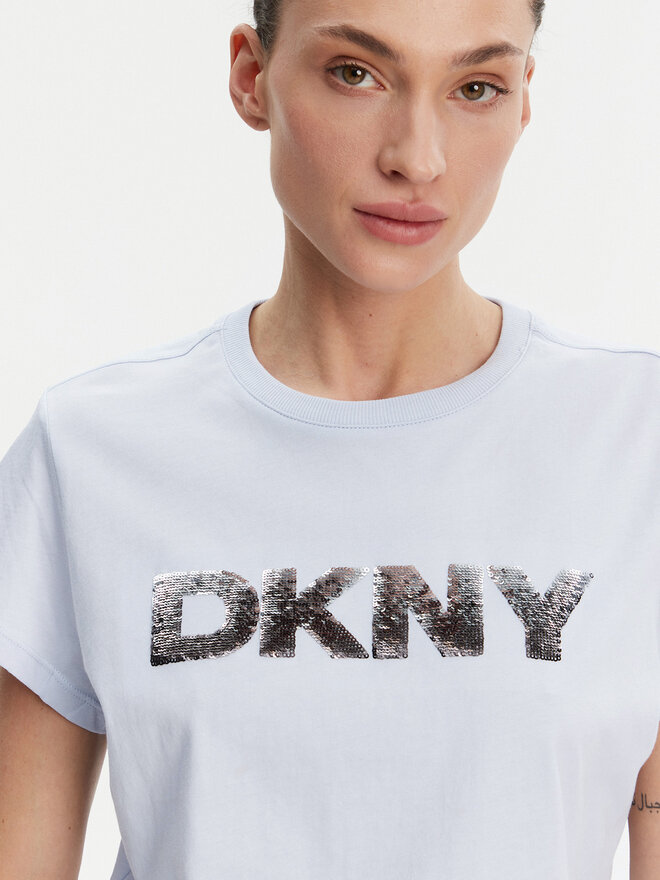 DKNY Sport DKNY Sport Camiseta DP4T1035 Celeste Regular Fit