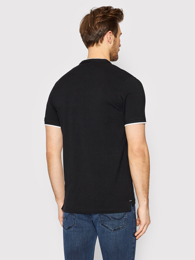 Jack&Jones Jack&Jones Polo marškinėliai Paulos 12199711 Juoda Regular Fit