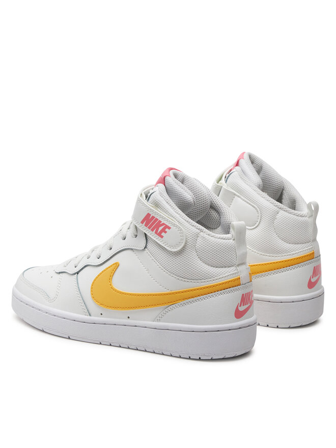 Nike Αθλητικά Nike Court Borough Mid 2 (GS) CD7782 112 Λευκό