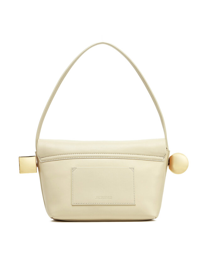 JACQUEMUS Ročna torba JACQUEMUS Le Rond Carre 24H243BA383-3171 Écru