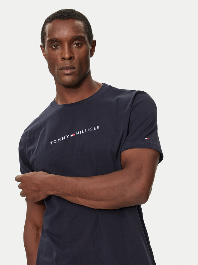 Tommy Hilfiger Tommy Hilfiger Póló UM0UM03344 Sötétkék Regular Fit