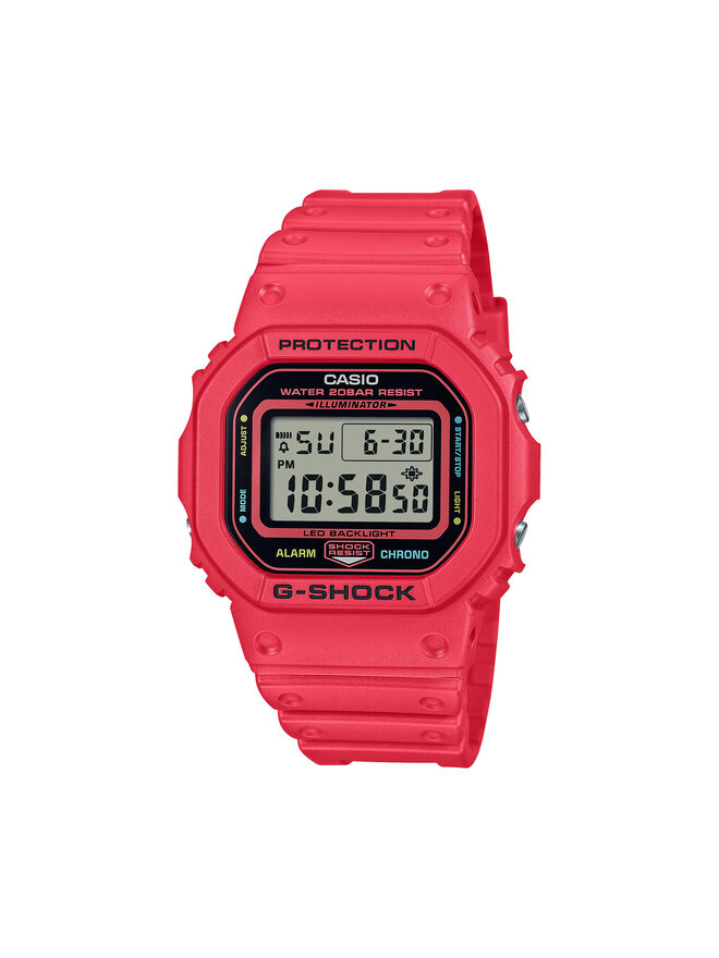 G-Shock Годинник G-Shock Energy Pack DW-5600EP-4ER Червоний