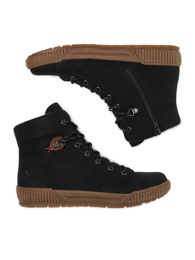 Rieker Botine Rieker N0730-00 Negru